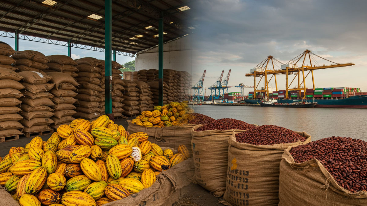 Cocoa exports and global trade